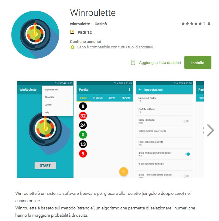 Pronta la nuova app winroulette per dispositivi mobile